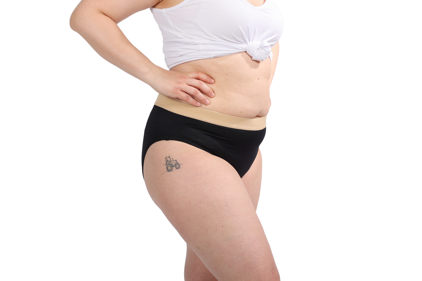 Candy fekete menstruációs bugyi