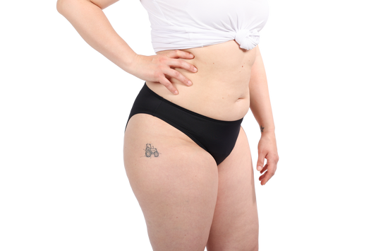 Plus size tisztasági bugyi